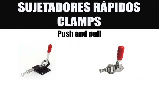 SUJETADORES RÁPIDOS PUSH AND PULL (ZINCADOS)